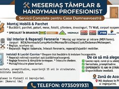 Montaj mobila, parchet servicii Handyman
